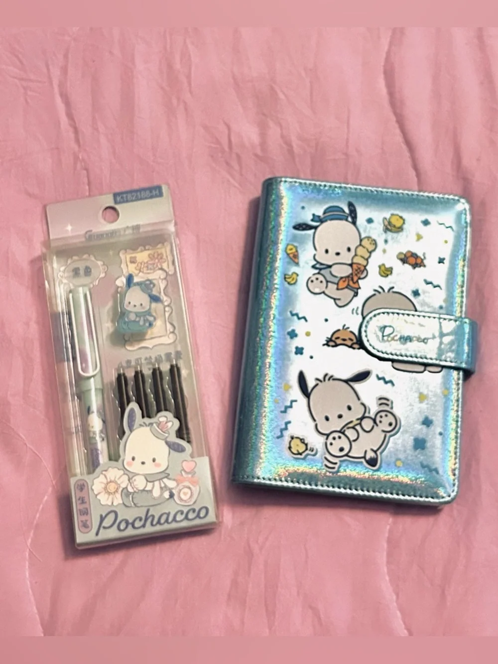 Pochacco Planner and Charm Pen Set